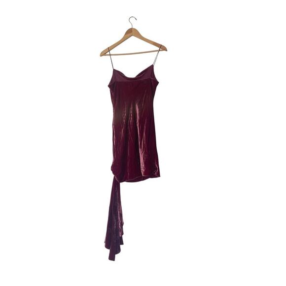 Cinq a Sept Velvet Ryder Dress Gooseberry Size 6 - Picture 7 of 9